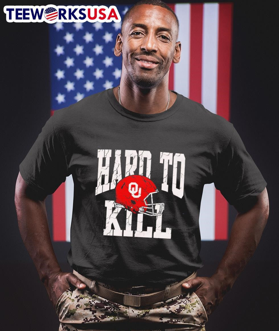 Hard To Kill Oklahoma Sooners Helmet Shirt