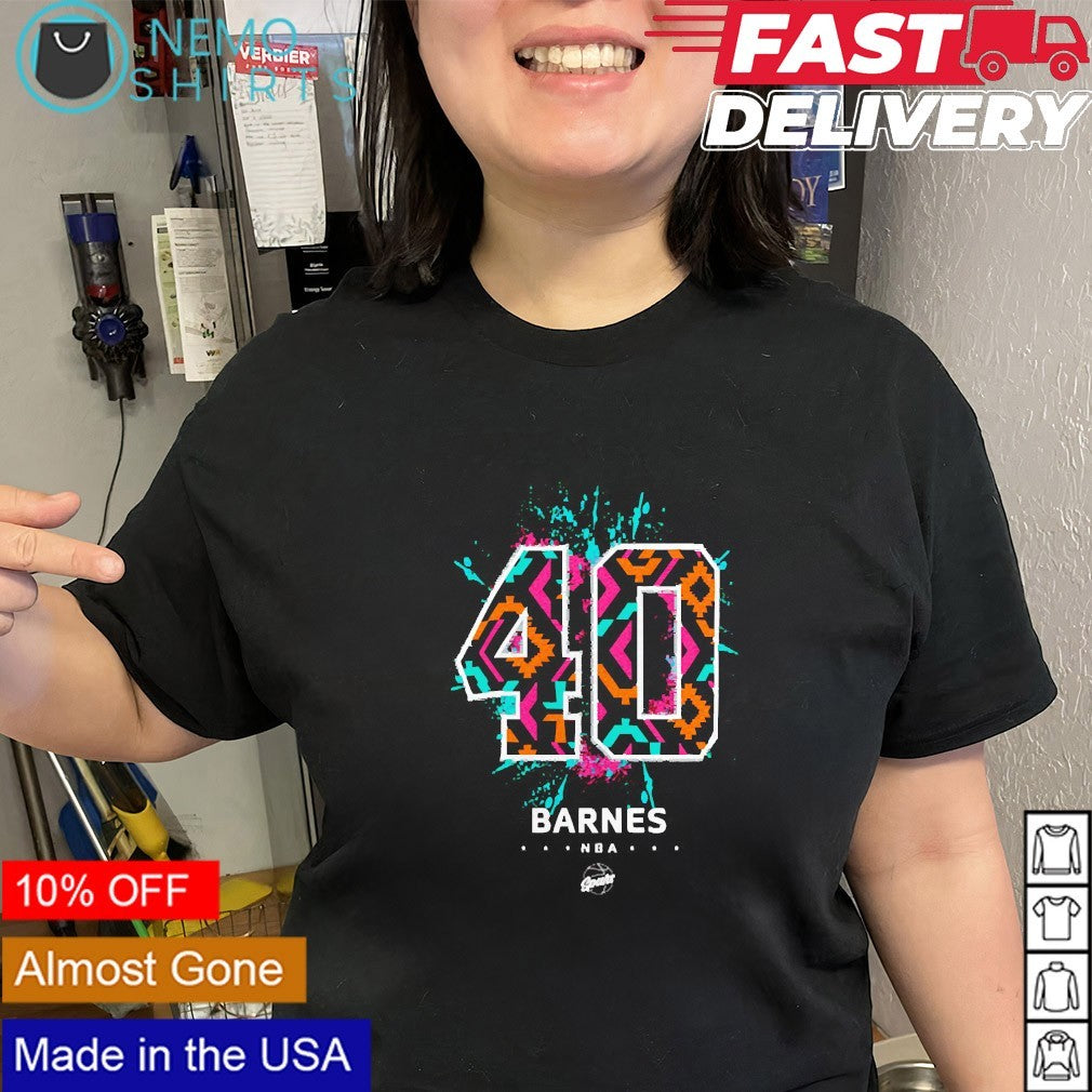Harrison Barnes San Antonio Spurs NBA number 40 shirt