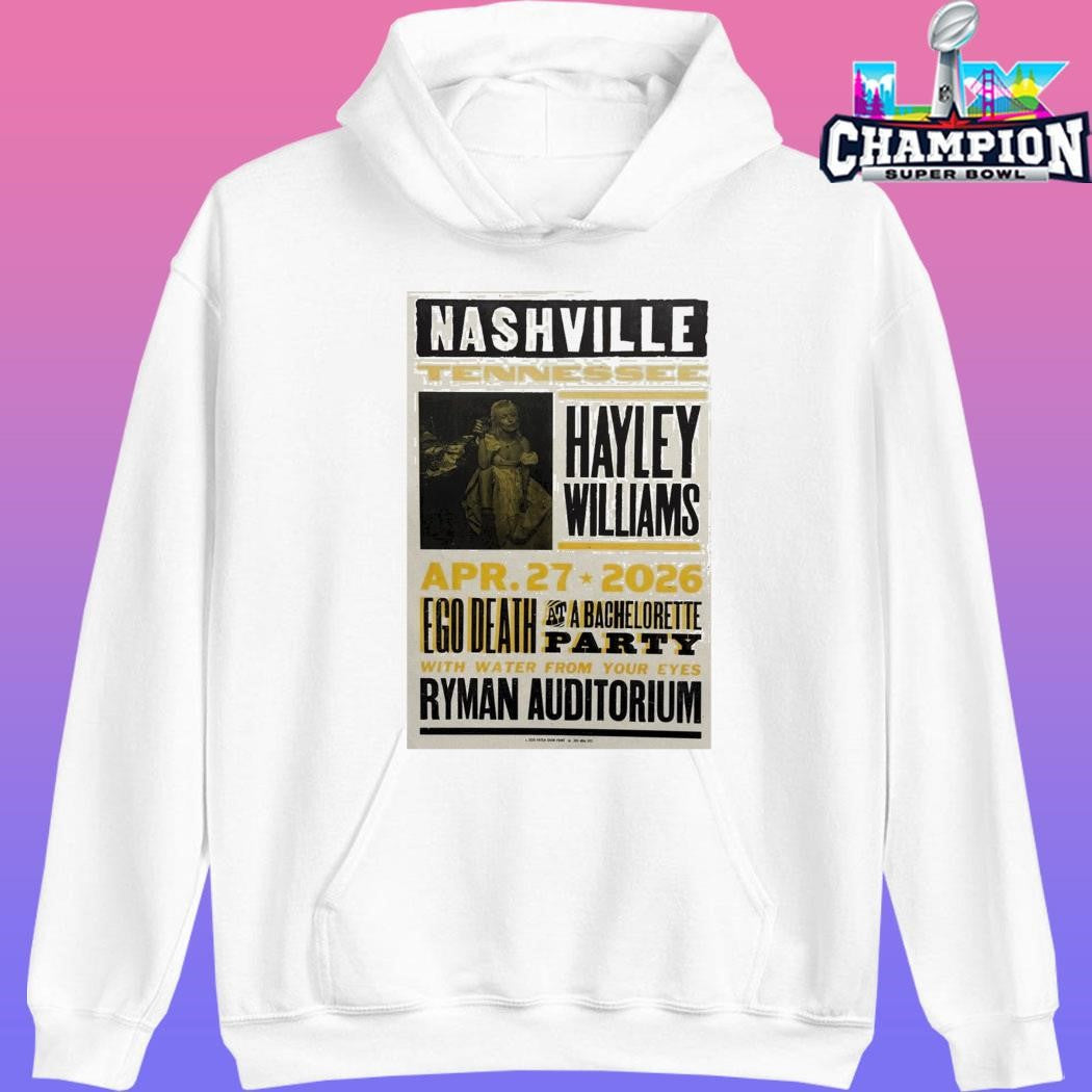 Hayley Williams Ryman Auditorium April 27 2026 Shirt