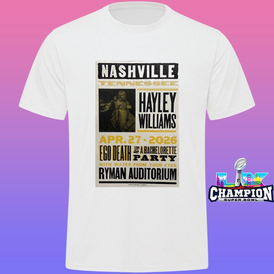 Hayley Williams Ryman Auditorium April 27 2026 Shirt