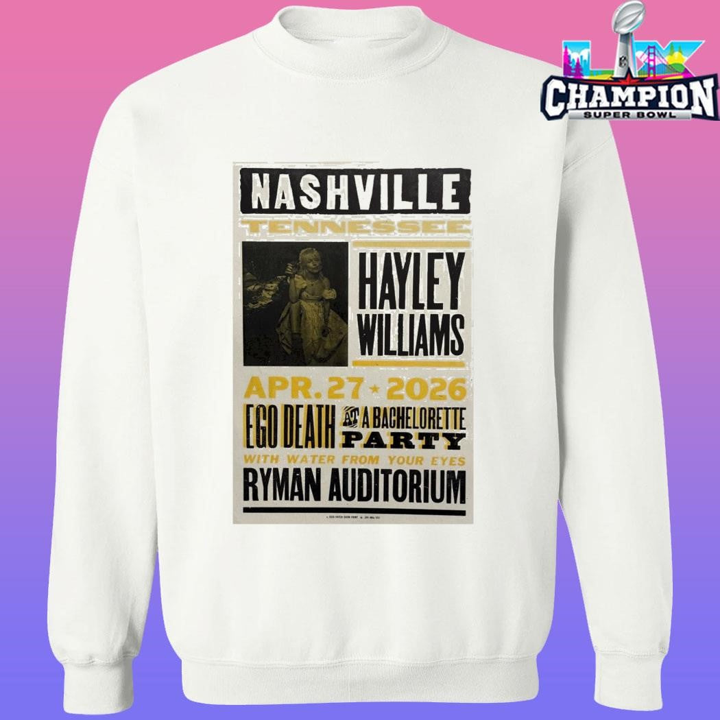 Hayley Williams Ryman Auditorium April 27 2026 Shirt