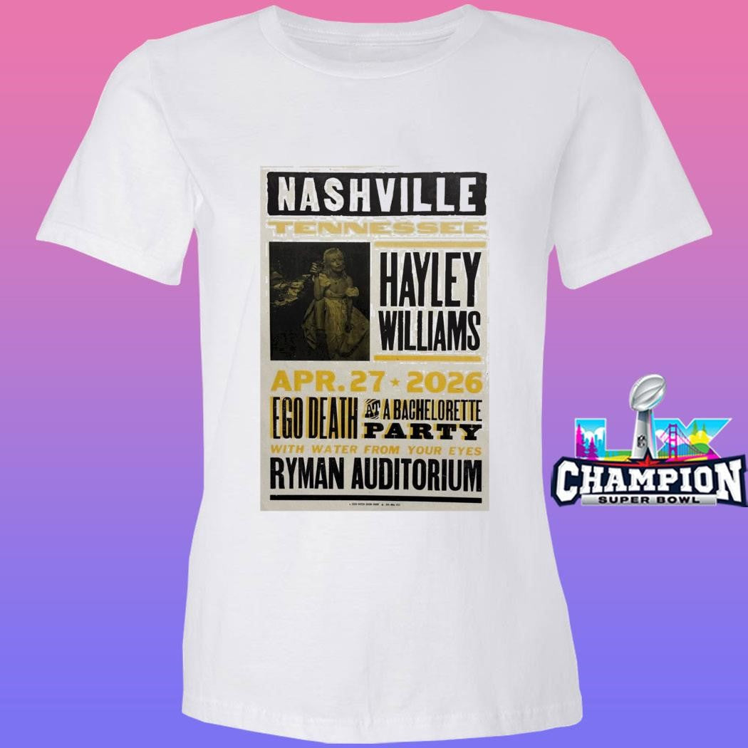 Hayley Williams Ryman Auditorium April 27 2026 Shirt