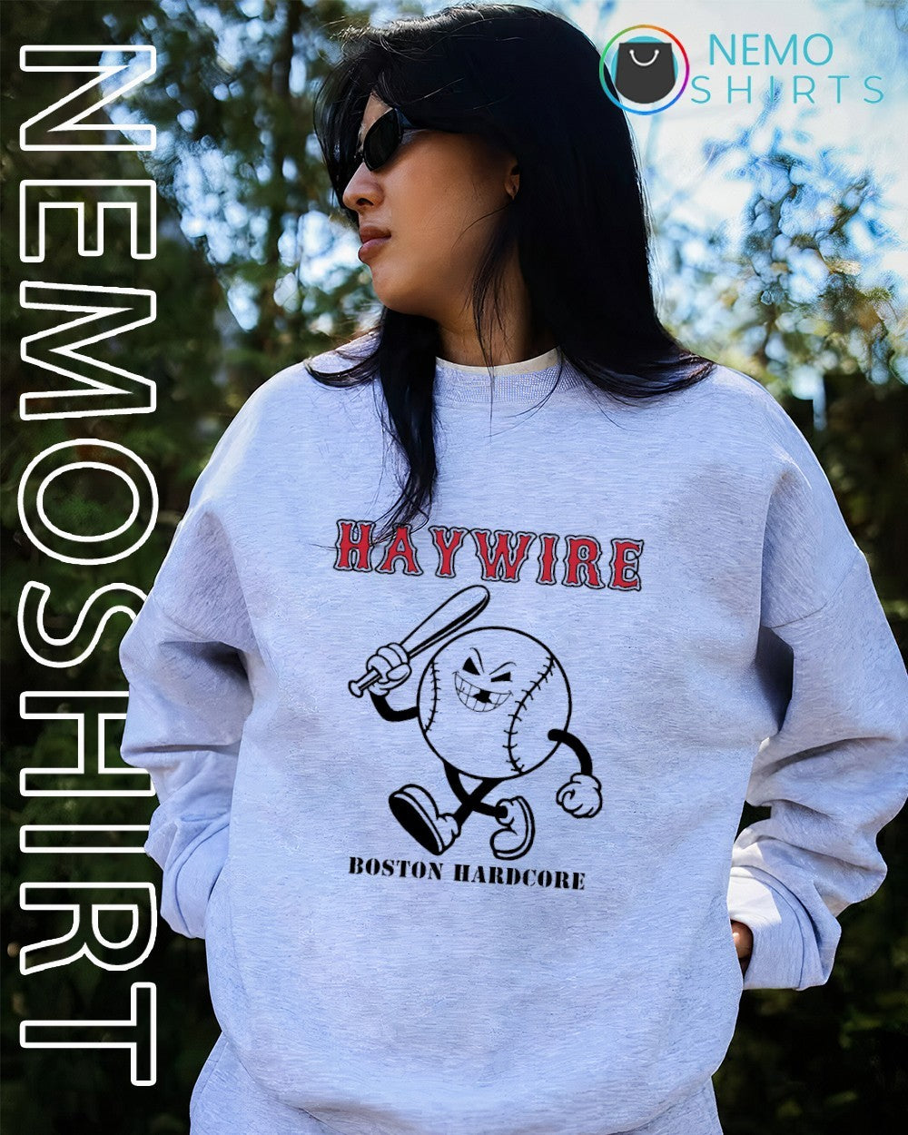 Haywire Boston hardcore Boston Red Sox shirt