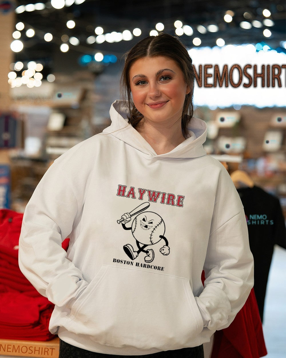 Haywire Boston hardcore Boston Red Sox shirt