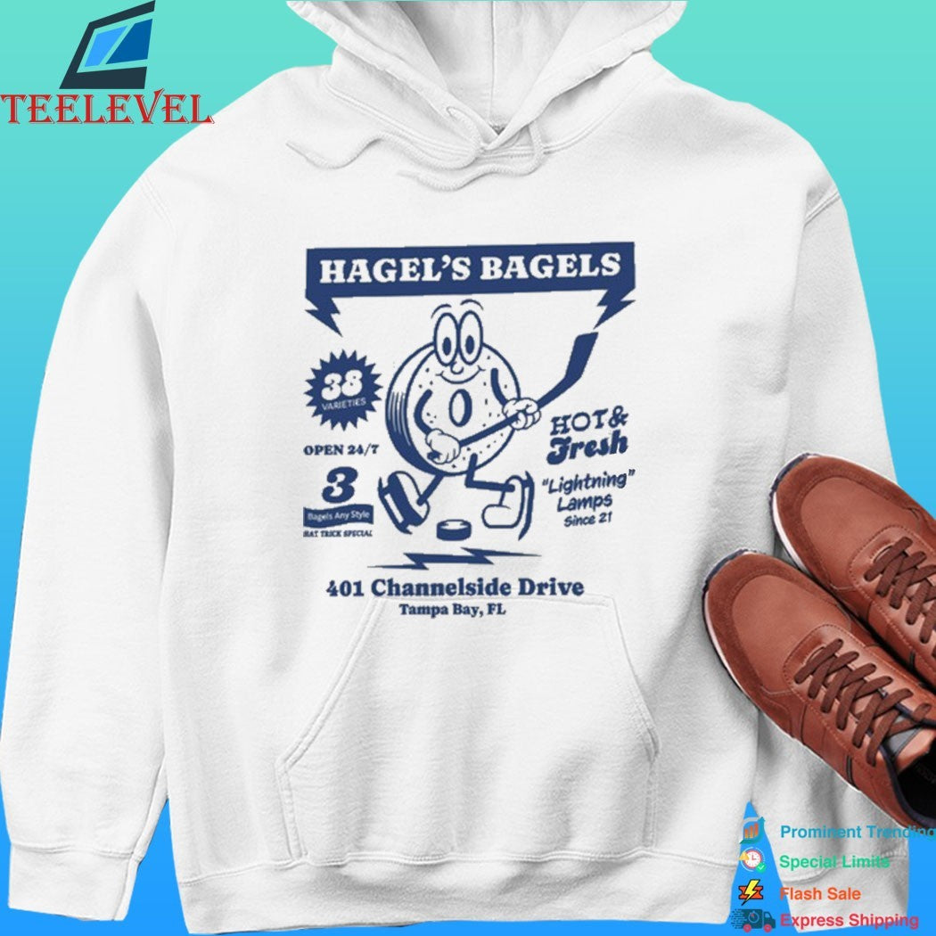 Hegel’s Bagels Go Bolts 401 Channelside Drive Tampa Bay Fl Shirt
