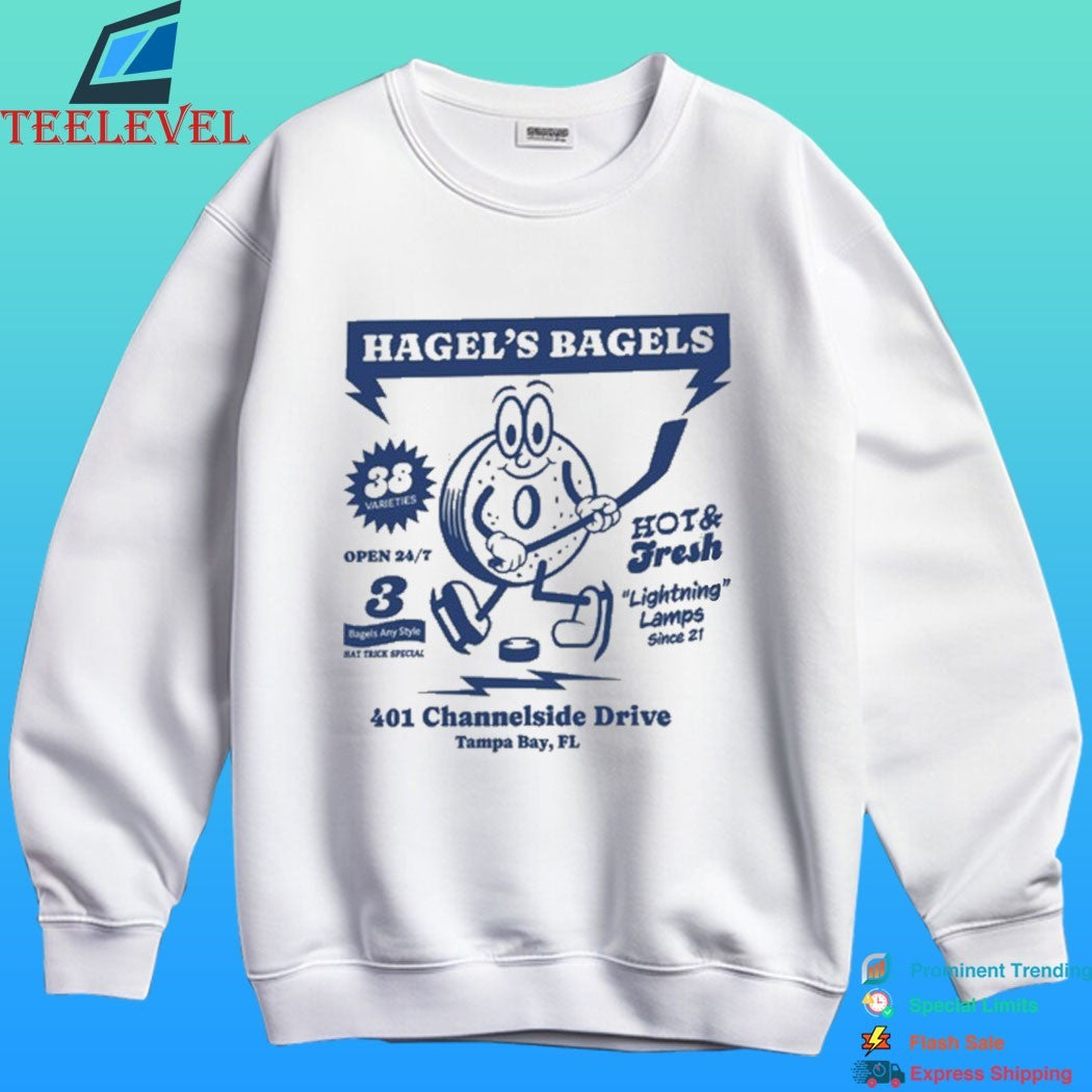 Hegel’s Bagels Go Bolts 401 Channelside Drive Tampa Bay Fl Shirt