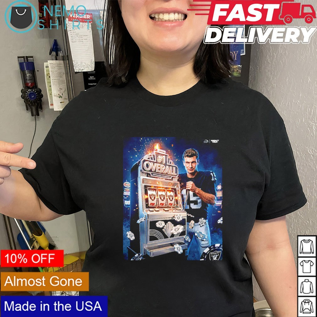 Heisman and National Champion Fernando Mendoza 1st overall Las Vegas shirt