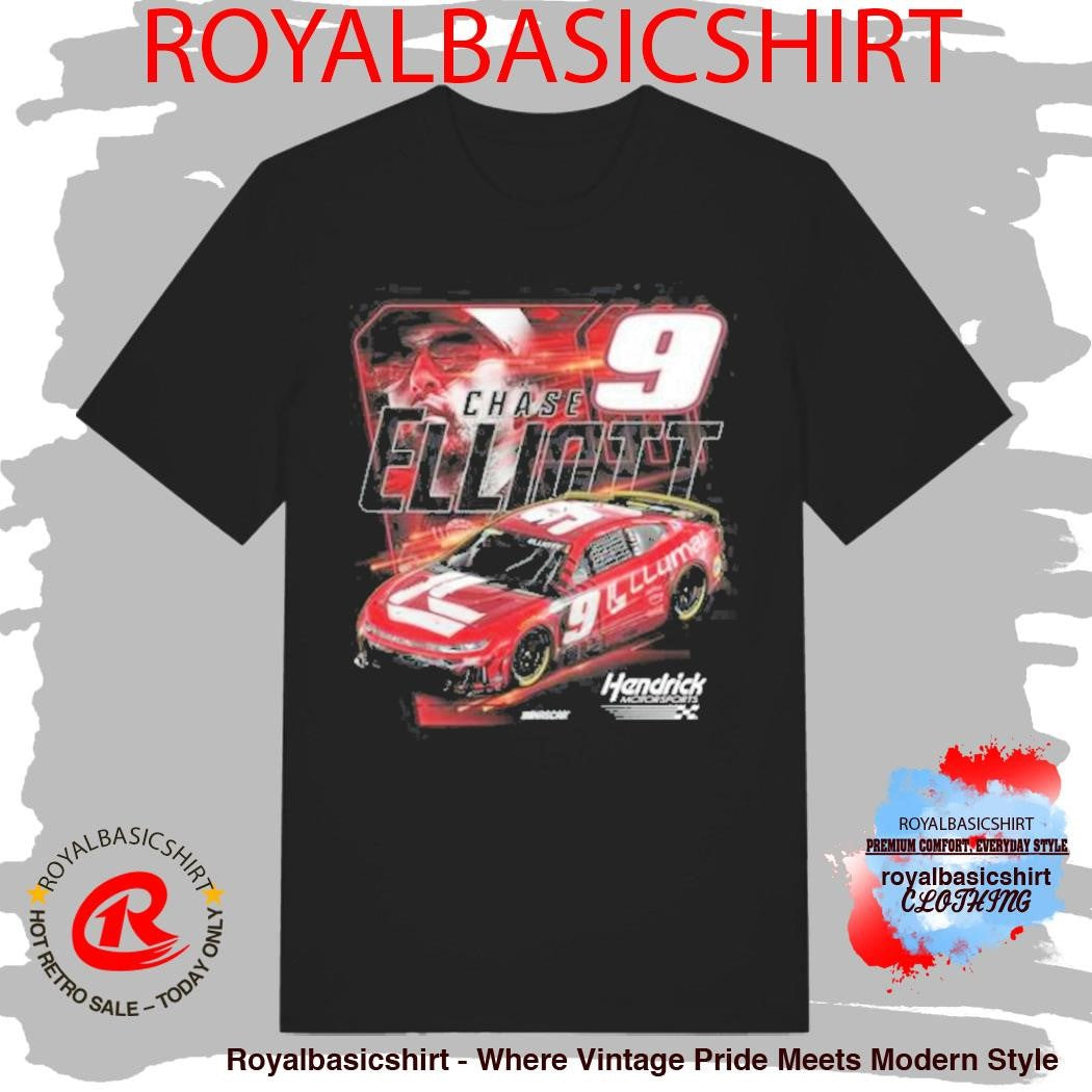 Hendrick Motorsports Chase Elliott #9 Llumar Black T-Shirt