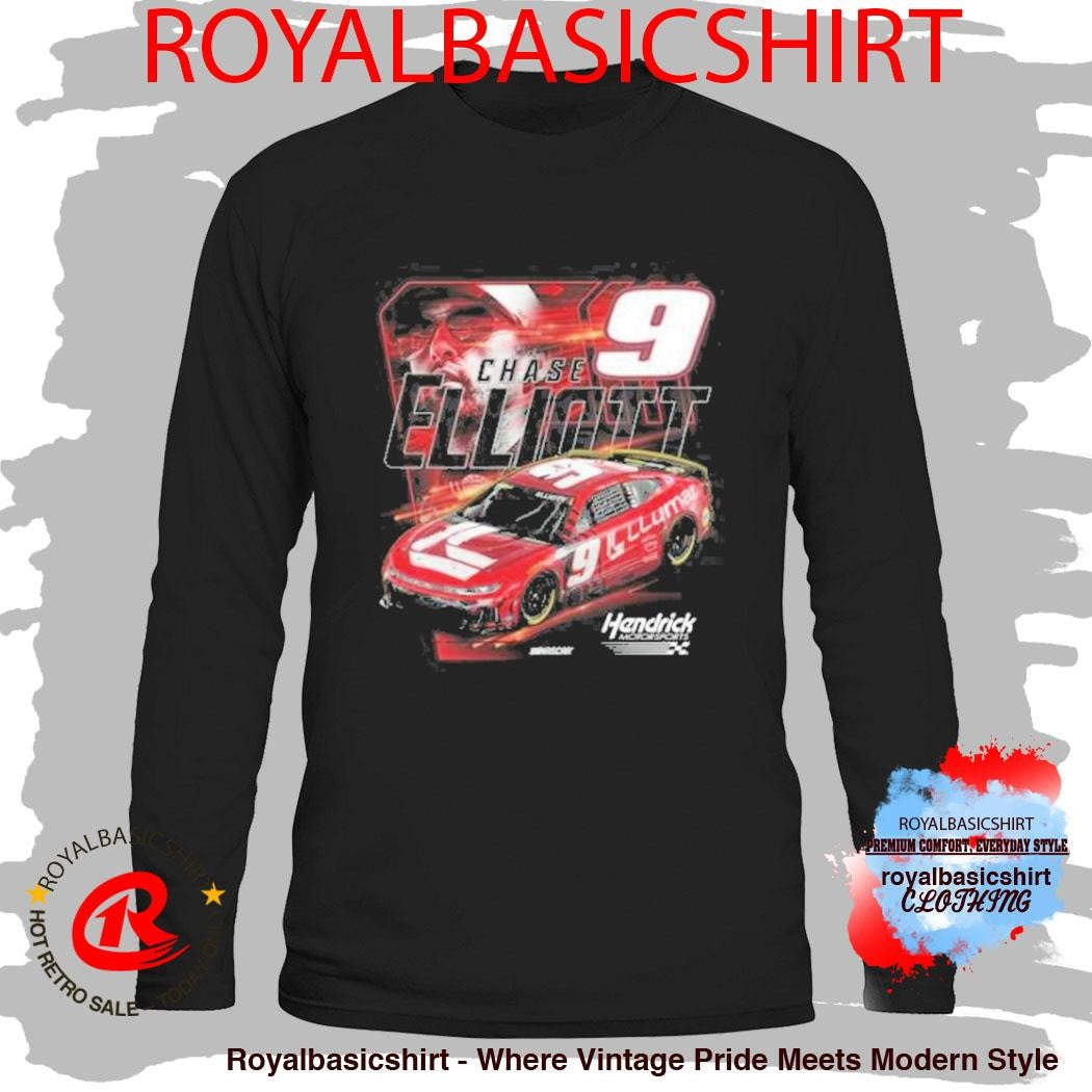 Hendrick Motorsports Chase Elliott #9 Llumar Black T-Shirt