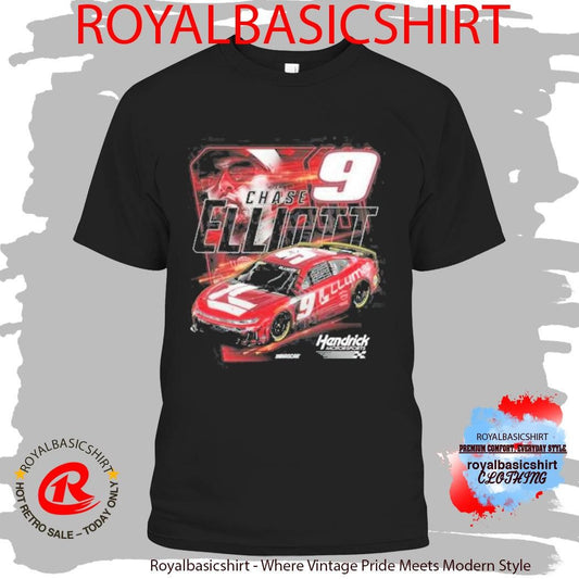 Hendrick Motorsports Chase Elliott #9 Llumar Black T-Shirt