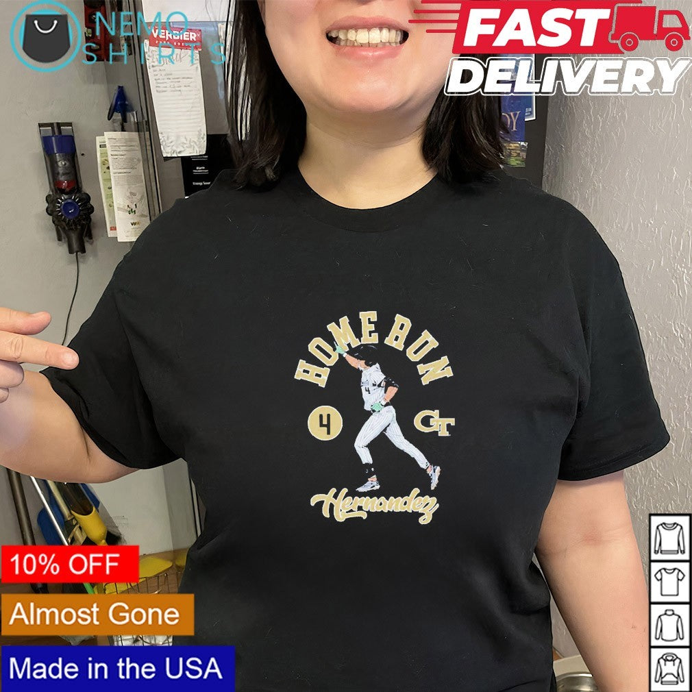Home run Alex Hernandez Georgia Tech Yellow Jackets shirt