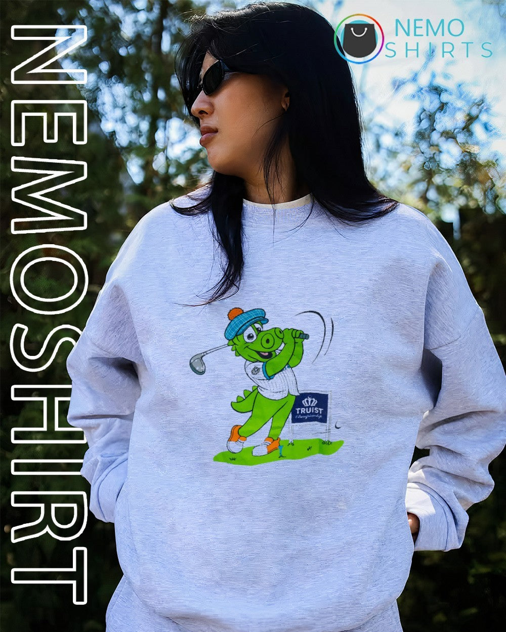 Homer the Dragon Truist championship golf shirt