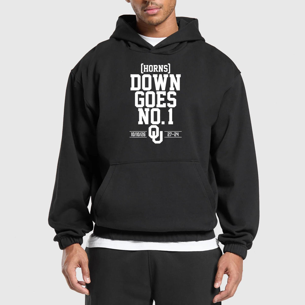 Horns Down Goes No 1 Shirt