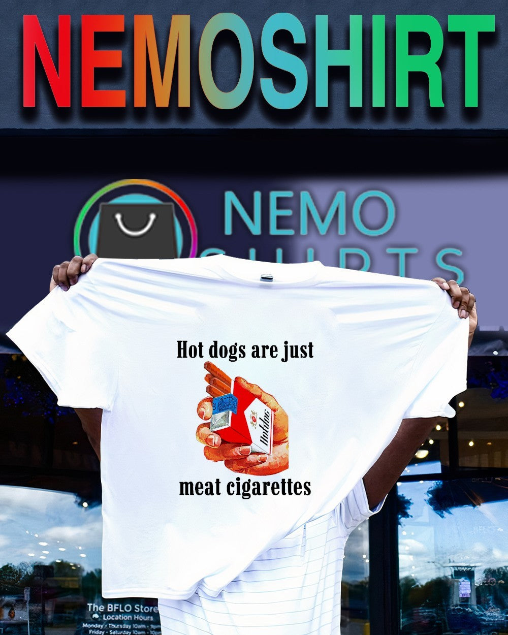 dogs are just meat cigarettes shirt