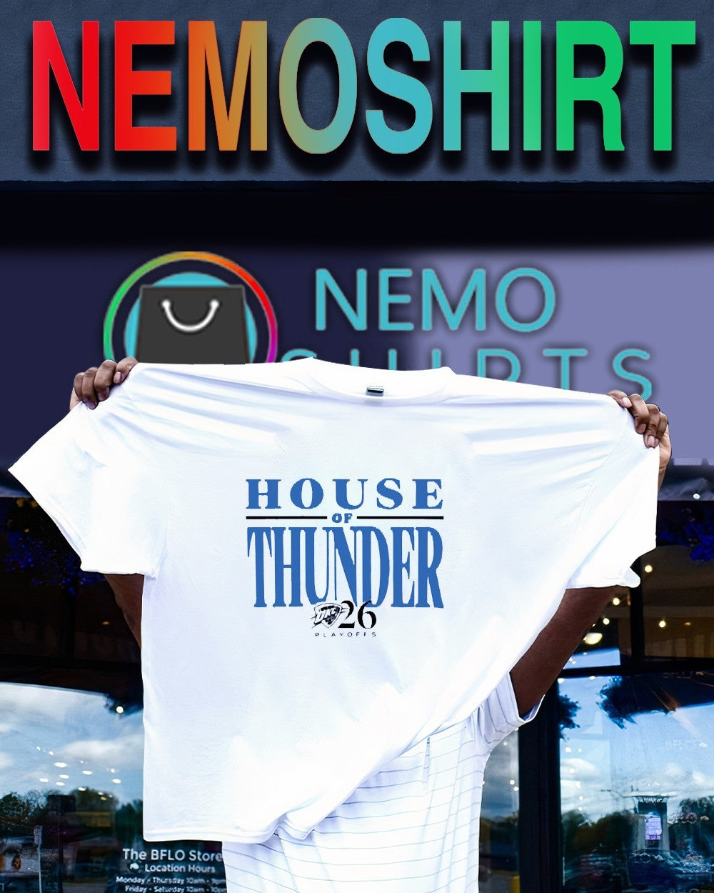House of Thunder ’26 Playoffs OKC Thunder shirt