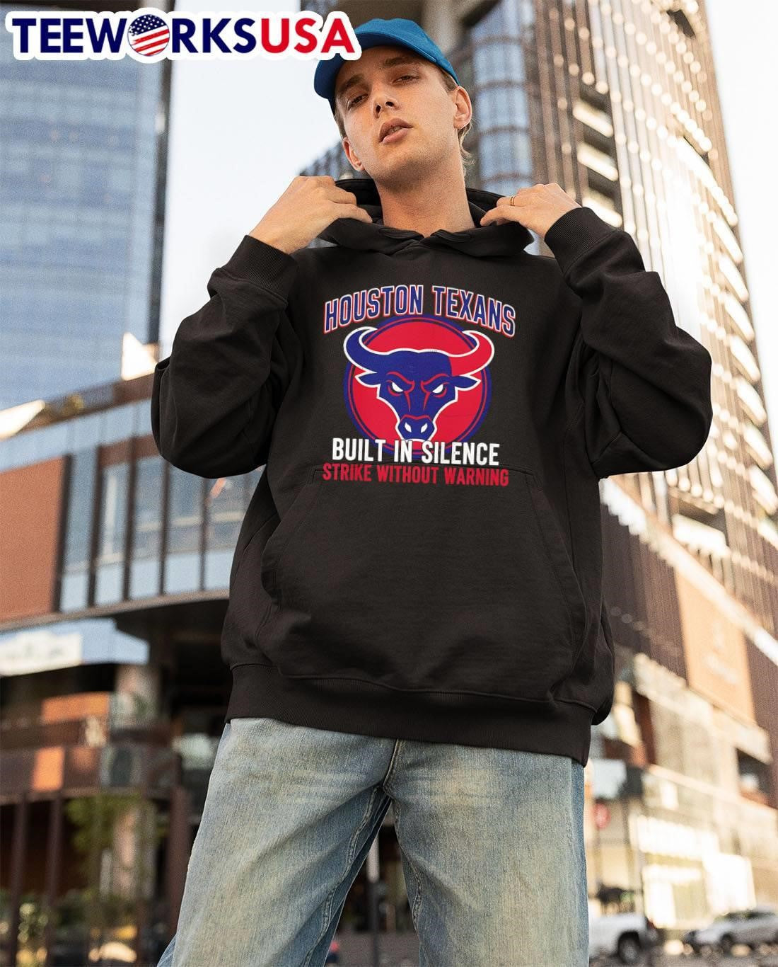 Houston Texans Built In Silence Strike Without Warning shirt