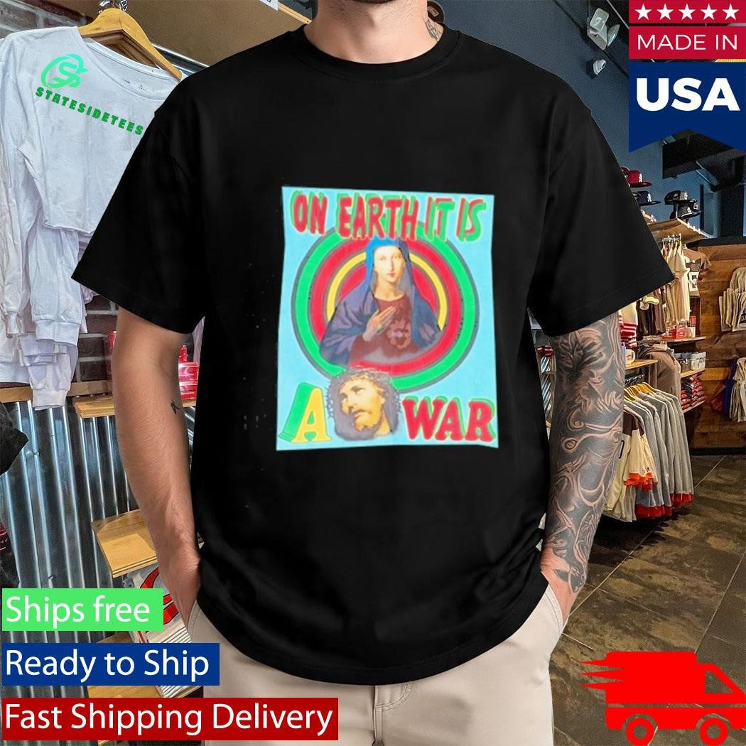Houston Texans Saint Michael On Earth It Is A War Shirt