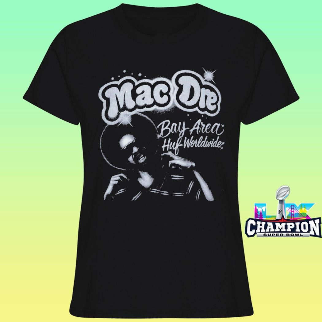 Huf World Wide Huf X Mac Dre Airbrush Shirt