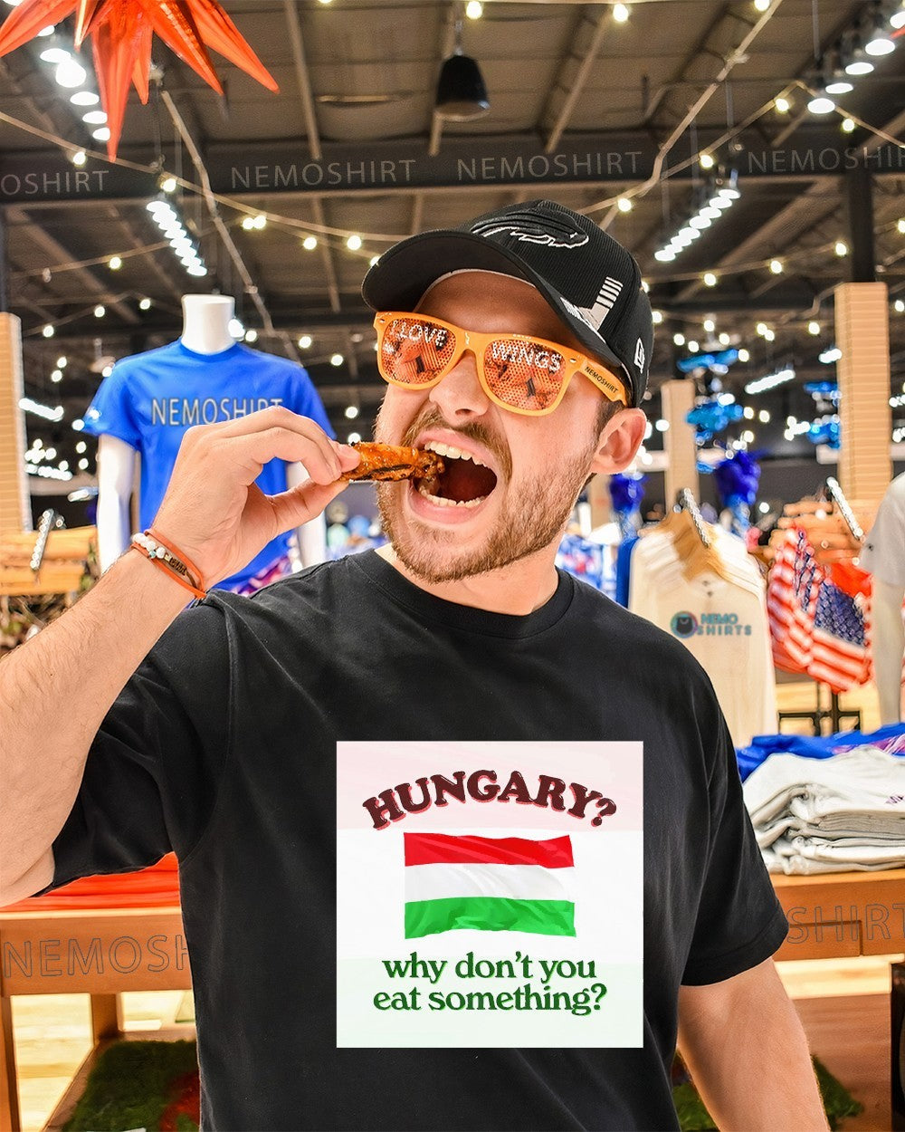 Hungary why don’t you eat something flag shirt