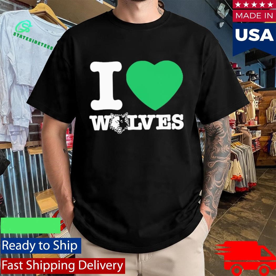 I Heart Wolves 2026 Playoffs Shirt