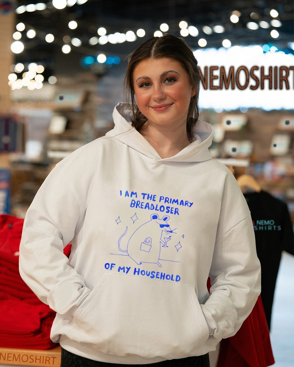I am the primary breadloser of my household mouse shirt