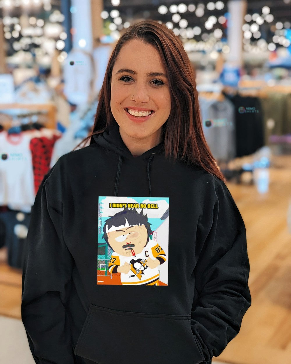 I didn’t here no bell South Park Sidney Crosby Pittsburgh Penguins shirt