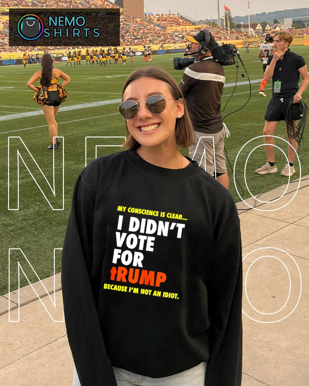 I didn’t vote for Trump because i’m not an idiot shirt