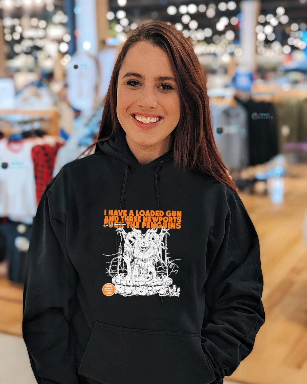 I have a loaded gun and three newports fuck the Sidney Crosby Pittsburgh Penguins shirt