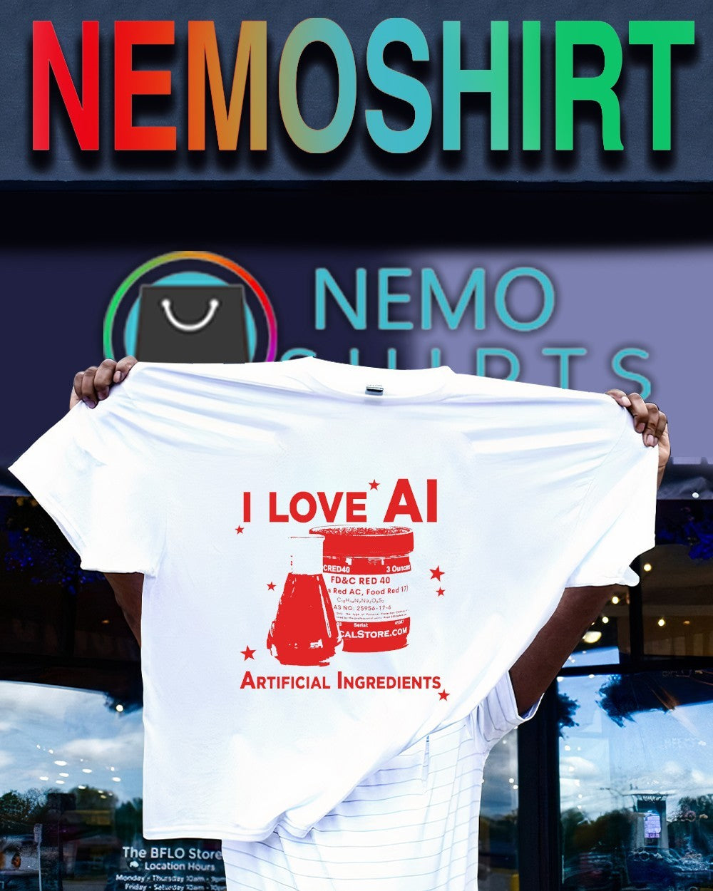 I love AI artificial ingredients Allura Red AC shirt