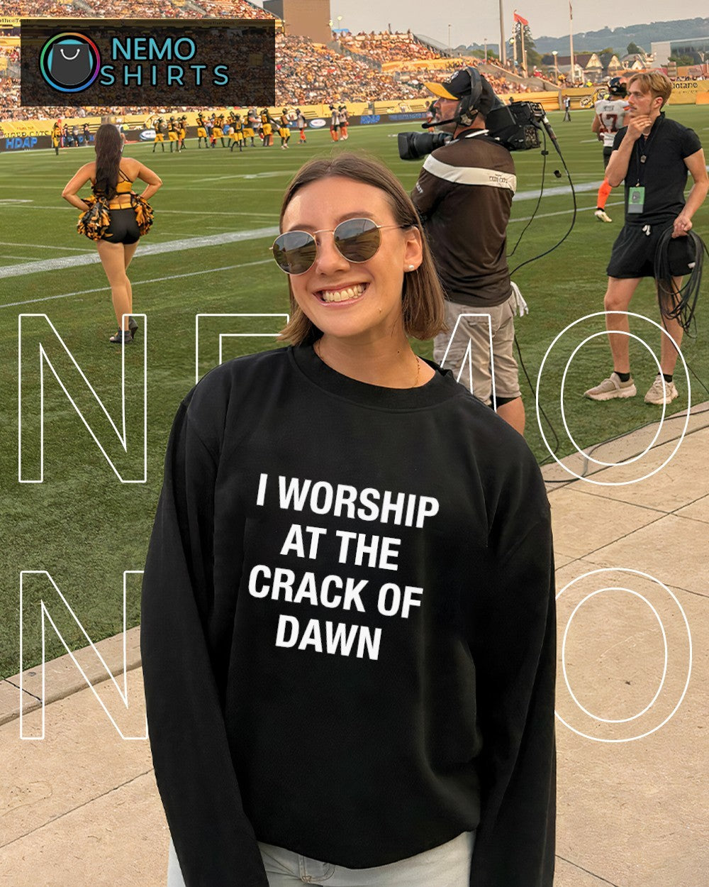 I worship at the crack of dawn shirt