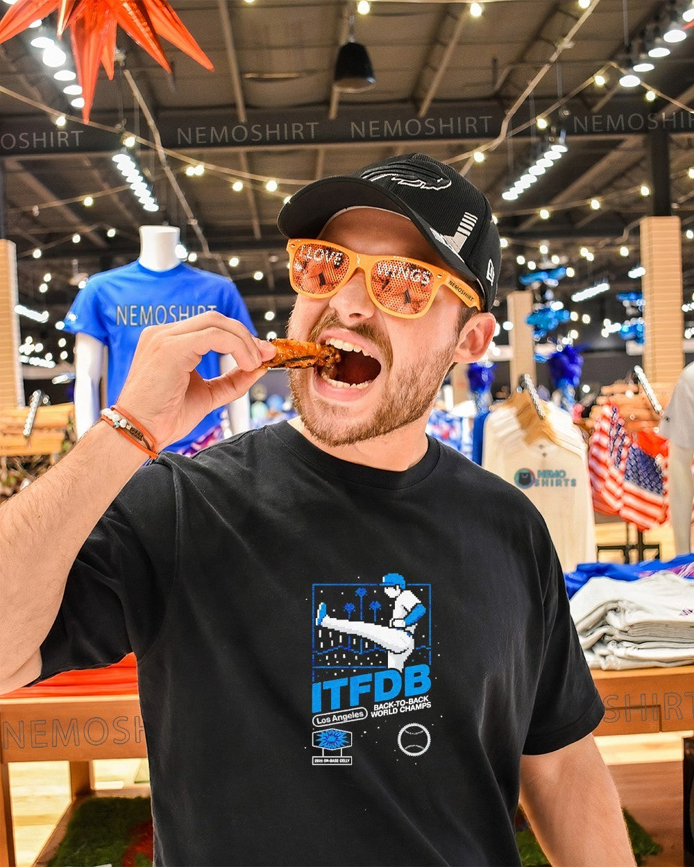 ITFDB back to back world champs LA kick Celly shirt