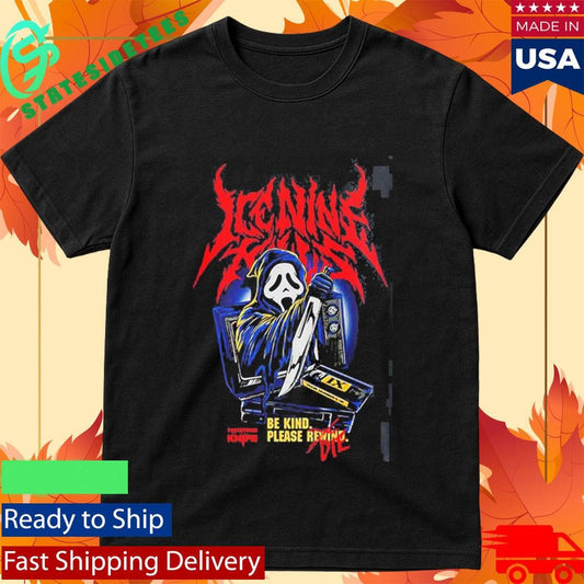 Ice Nine Kills Stalk Buster Night Mare On The Ninth Ghostface Do You Rent Scary Movies T-Shirt