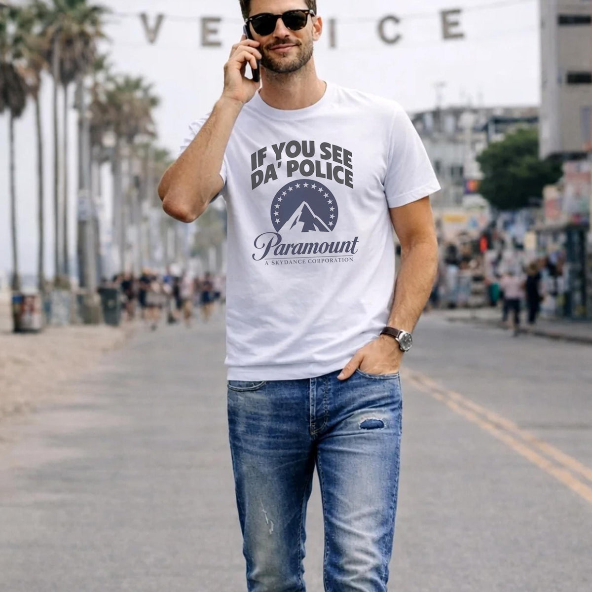 If You See Da Police Paramount A Skydance Corporation Shirt