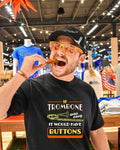 If trombone was easy it would have buttons shirt
