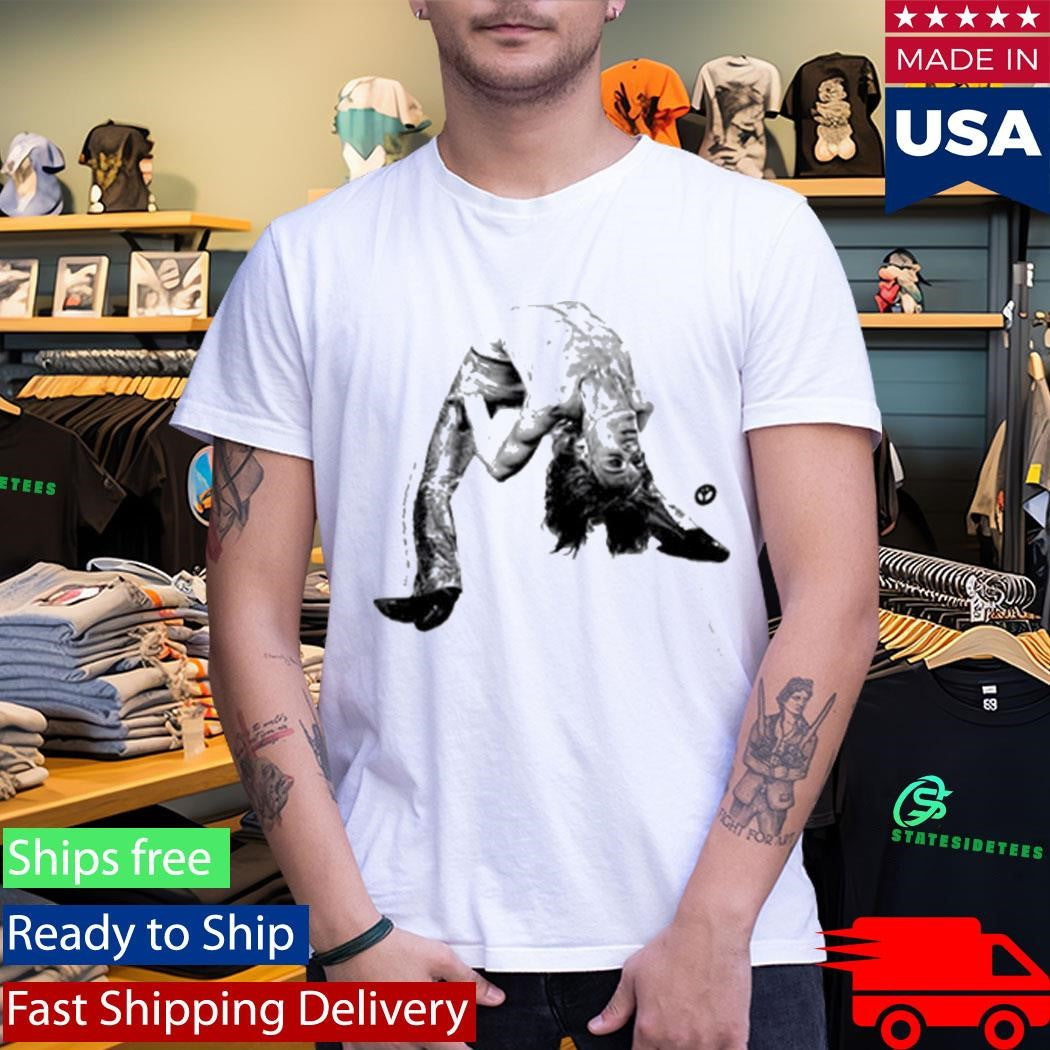Iggy Pop Wearing Himself Iggy Pop Coachella 2026 Shirt