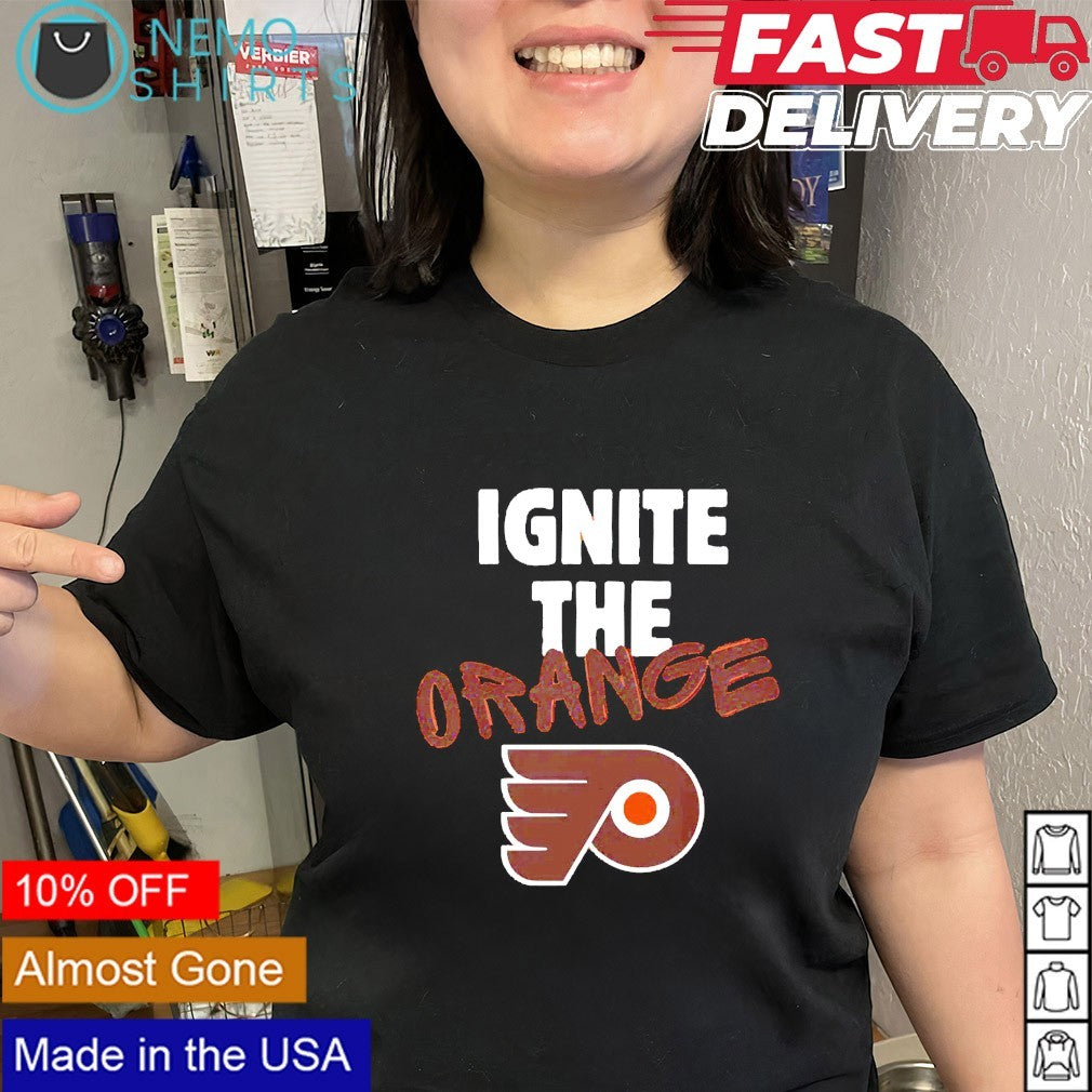 Ignite the orange Philadelphia Flyers 2026 playoff shirt