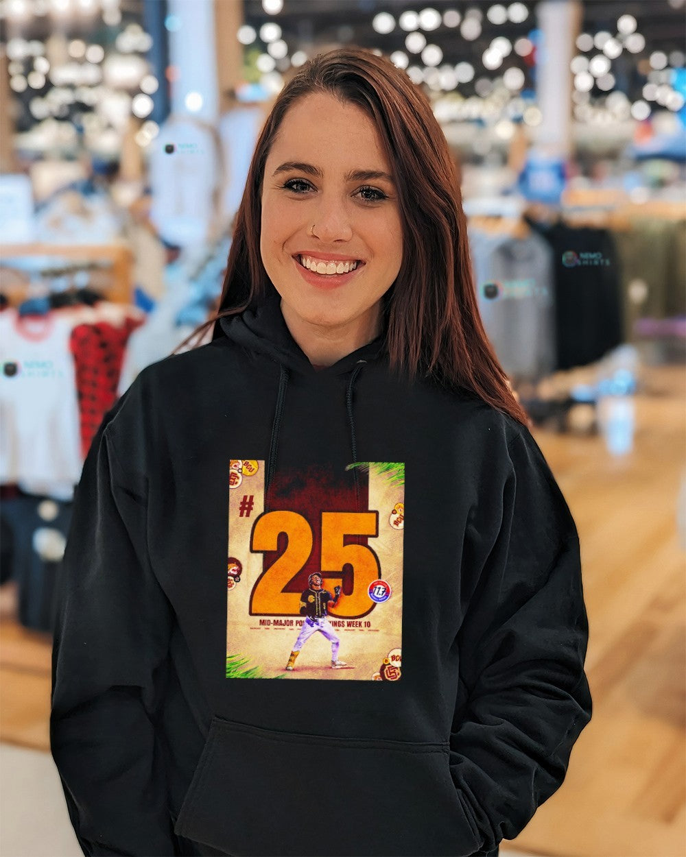 Bethune-Cookman Wildcats 25 position Mid-Major Power kings week 10 shirt