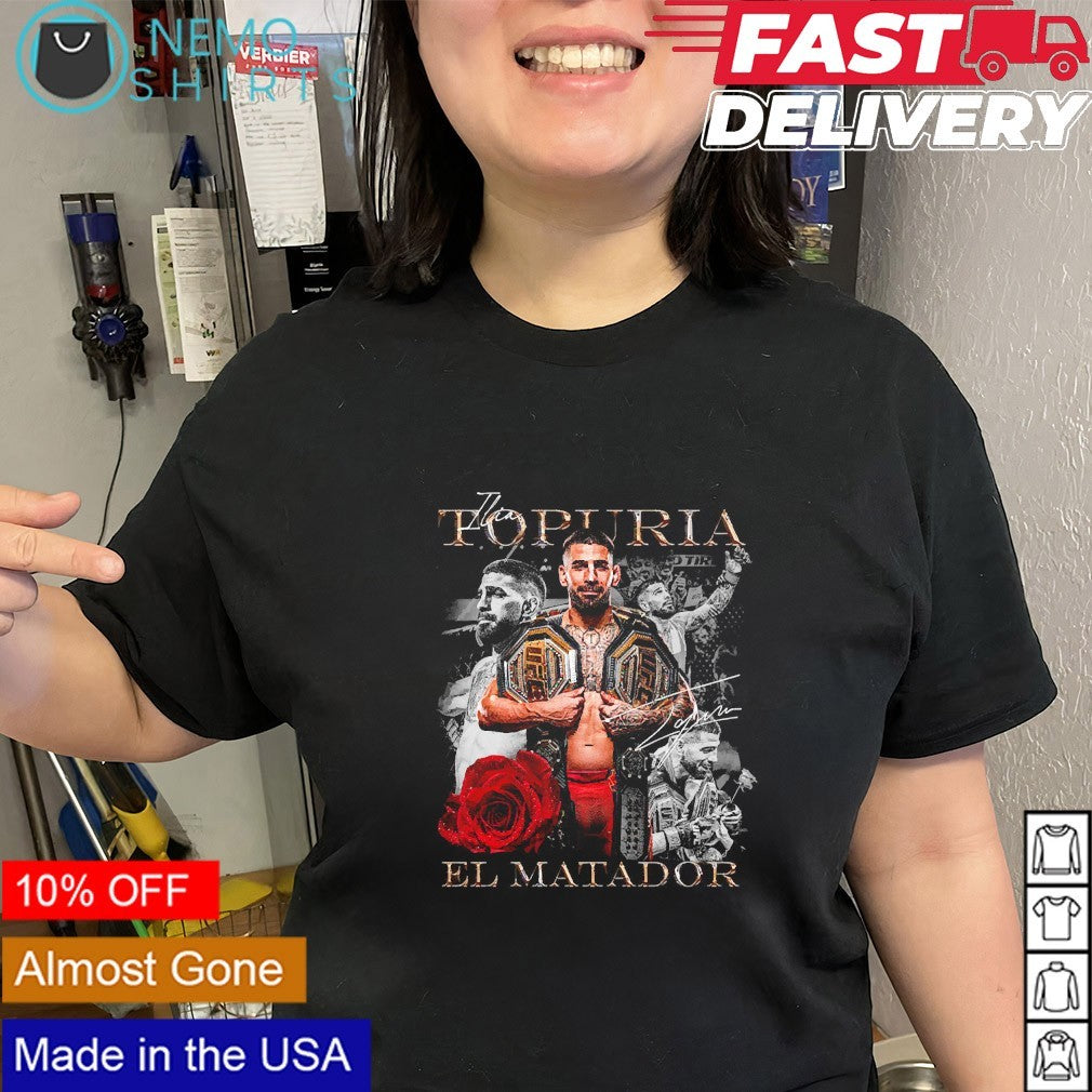 Ilia Topuria El Matador Freedom 250 graphic shirt