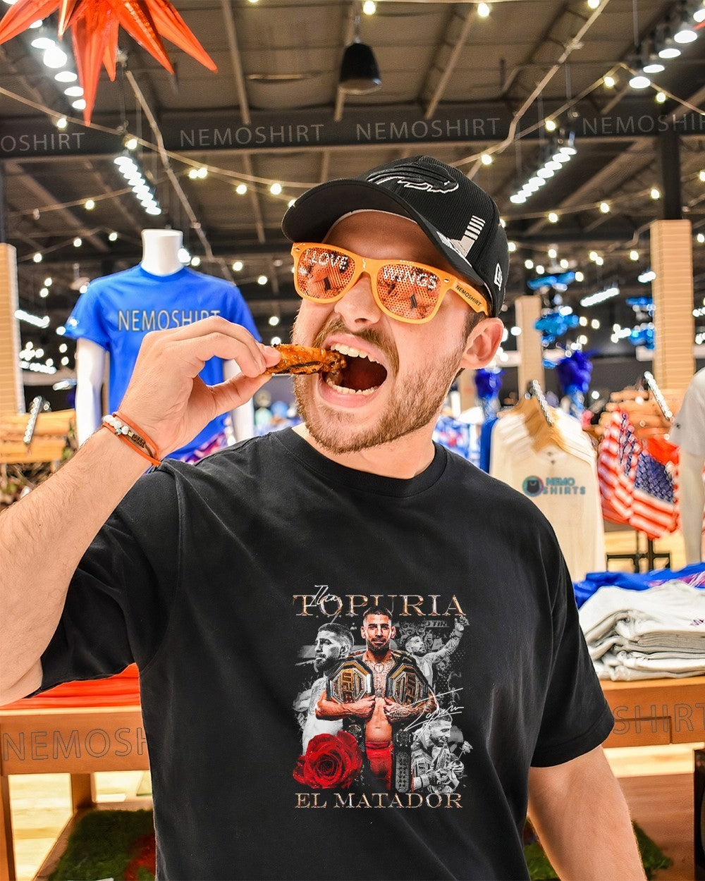 Ilia Topuria El Matador Freedom 250 graphic shirt