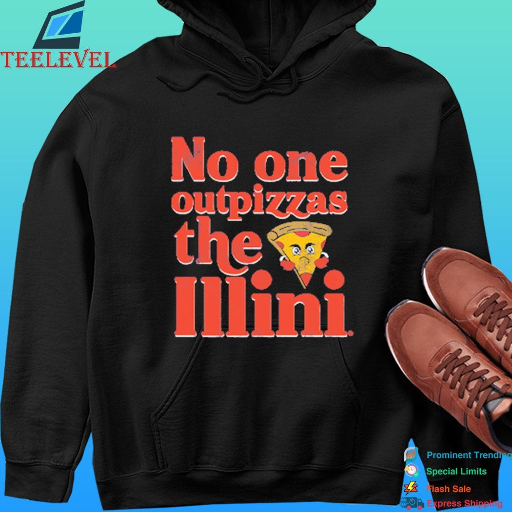 Illinois Fighting Illini No One Outpizzas The Illini Shirt