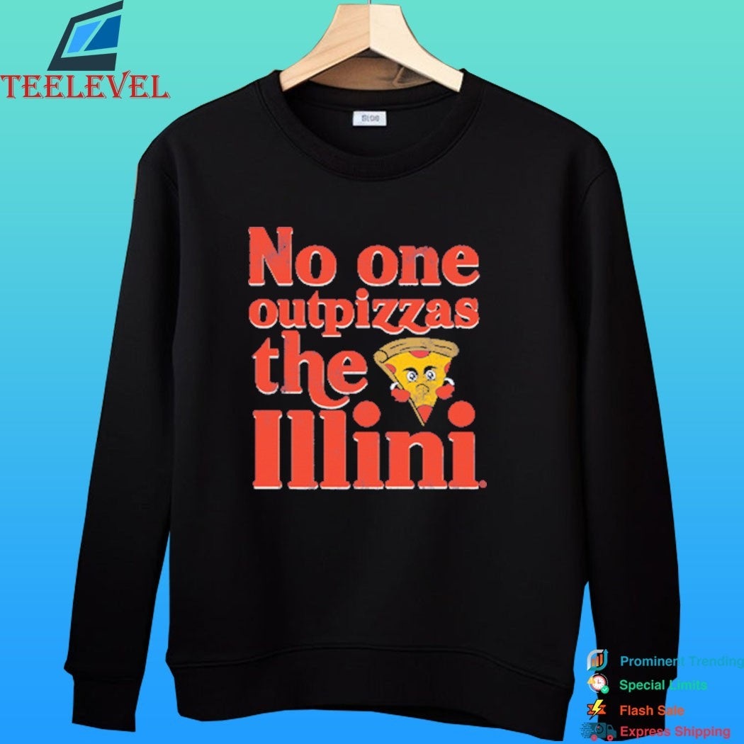 Illinois Fighting Illini No One Outpizzas The Illini Shirt