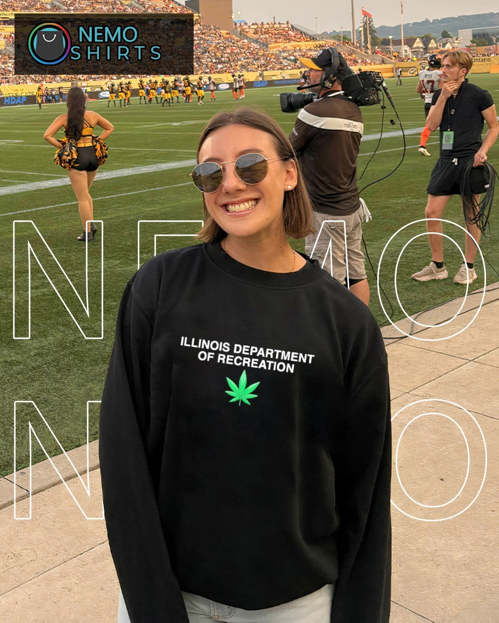 Illinois department of recreation cannabis happy 420 shirt