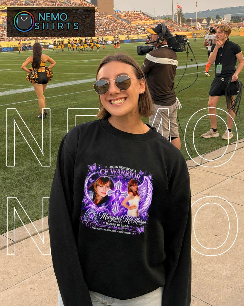In loving memory of a CF Warrior Margaret McMahon her battle is over shirt