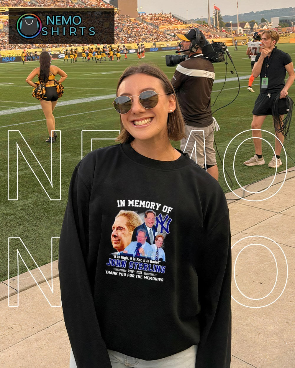 In memory of John Sterling 1938 2026 it is high it is far it is gone shirt