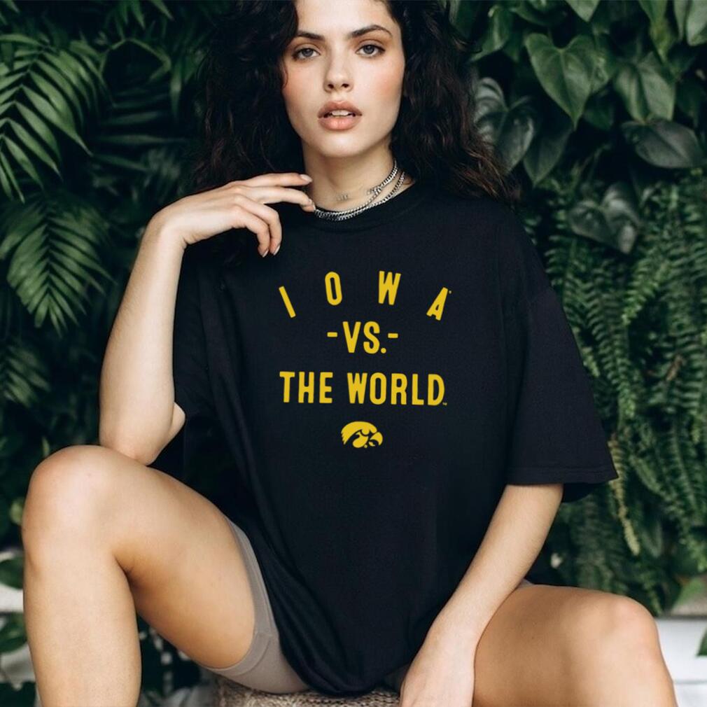 Iowa Hawkeyes Iowa vs the World 2026 logo shirt