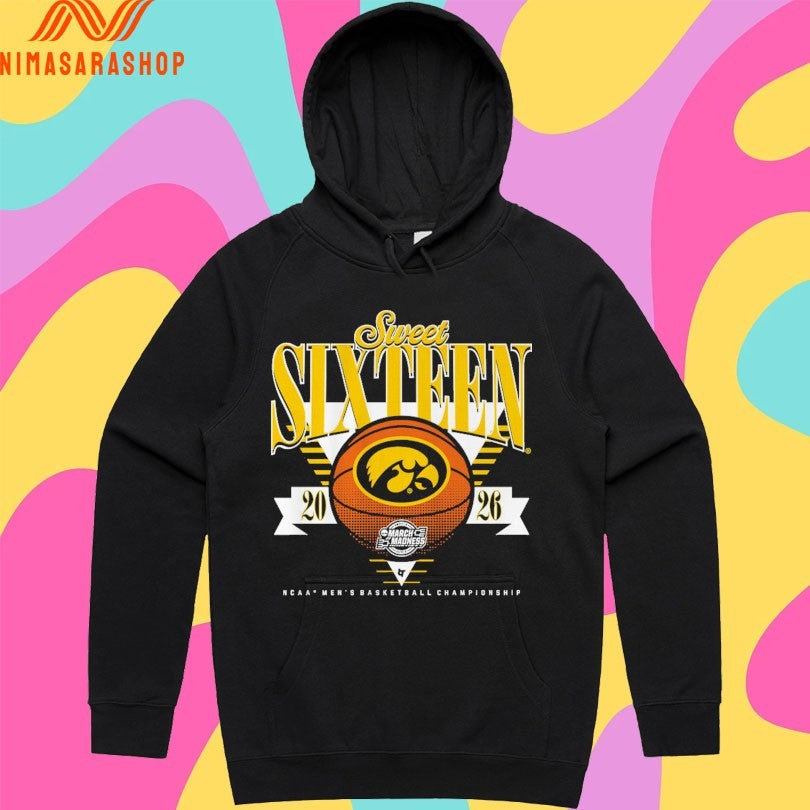 Iowa Hawkeyes Mbb 2026 Sweet Sixteen March Madness Ncaa Men’s Basketball Championship Shirts