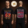 Iron Maiden Run For Your Lives World Tour Lima Peru 2026 Event Tee At Estadio Nacional On October 17 2026 Two Sided Unisex Black T-Shirt