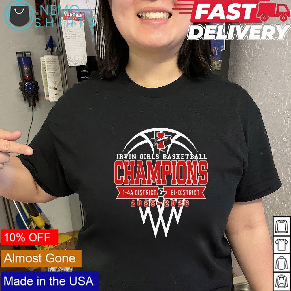 Irvin Girls Basketball Champions 2025-2026 season shirt
