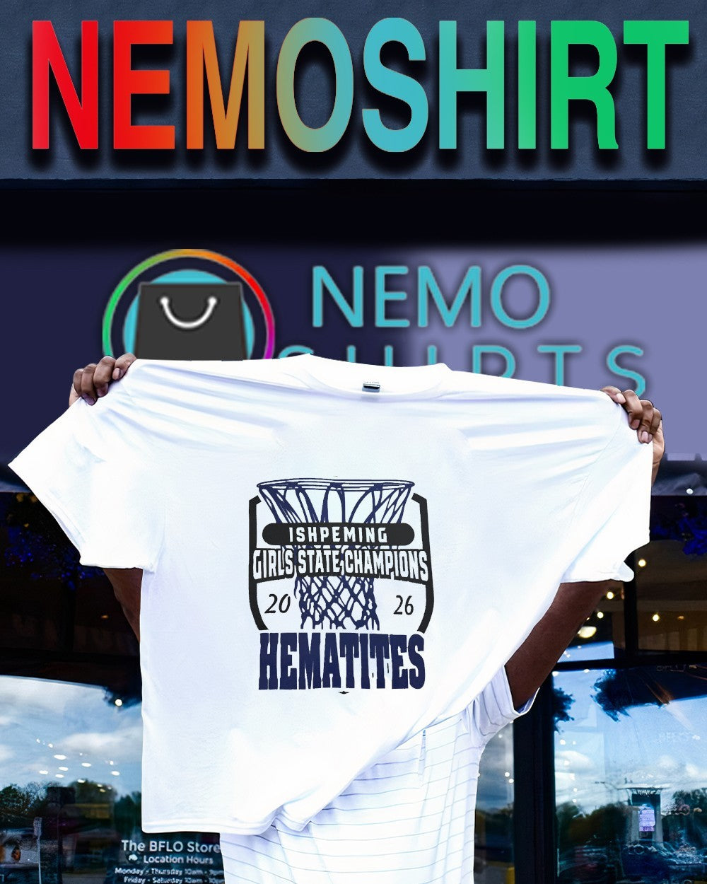 Ishpeming Hematites 2026 Girls State Champions shirt
