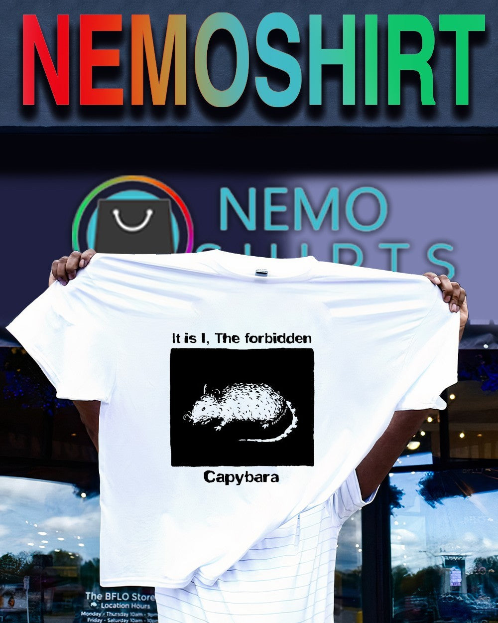 It is I the forbidden capybara shirt